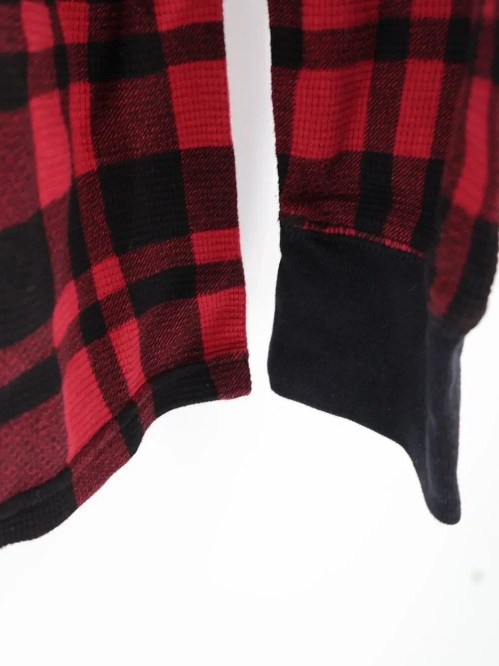 Polo Ralph Lauren Shirt Mens 2XL Termal Waffle Knit Plaid Long Sleeve pullover